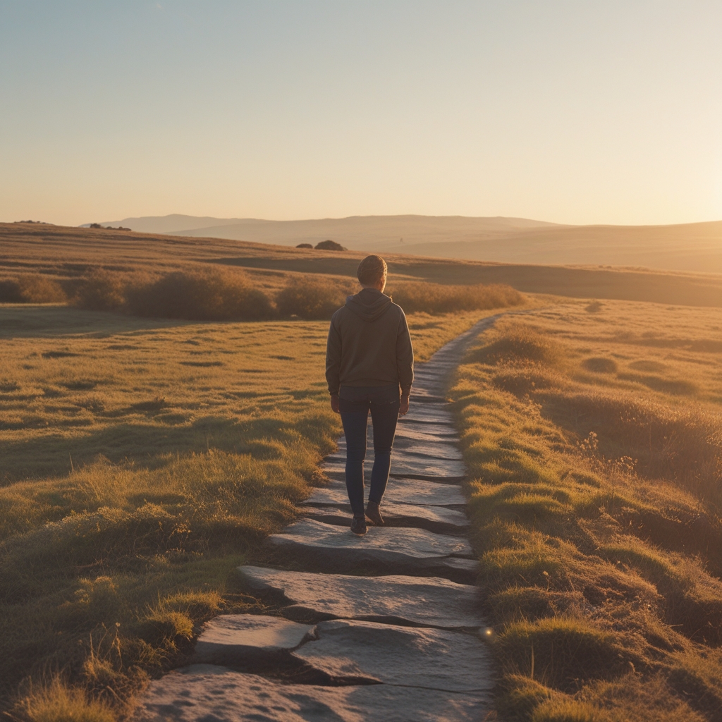 Zbliżenie na nogi osoby wykonującej powolny, kontrolowany krok na drewnianej podłodze studia, dramatyczne boczne oświetlenie podkreślające napięcie mięśni łydki i stopy